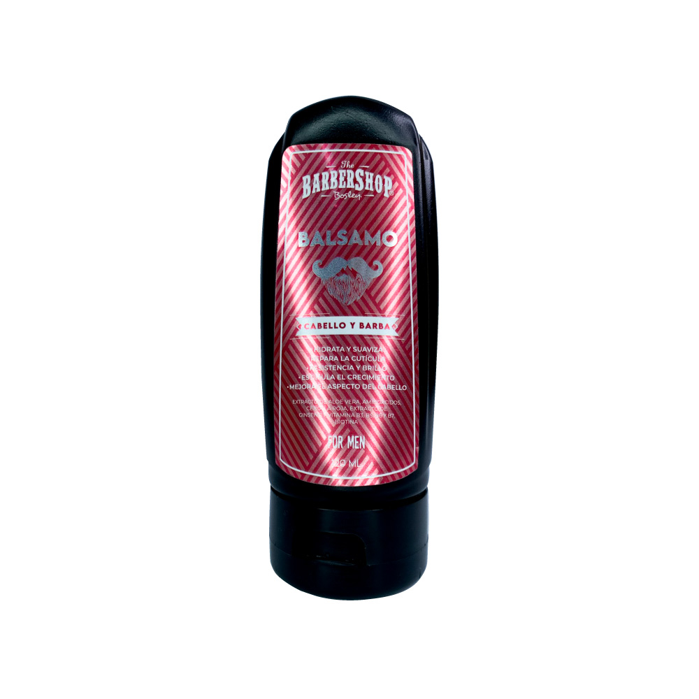 BALSAMO BARBA Y CABELLO X 120 BARBERSHOP